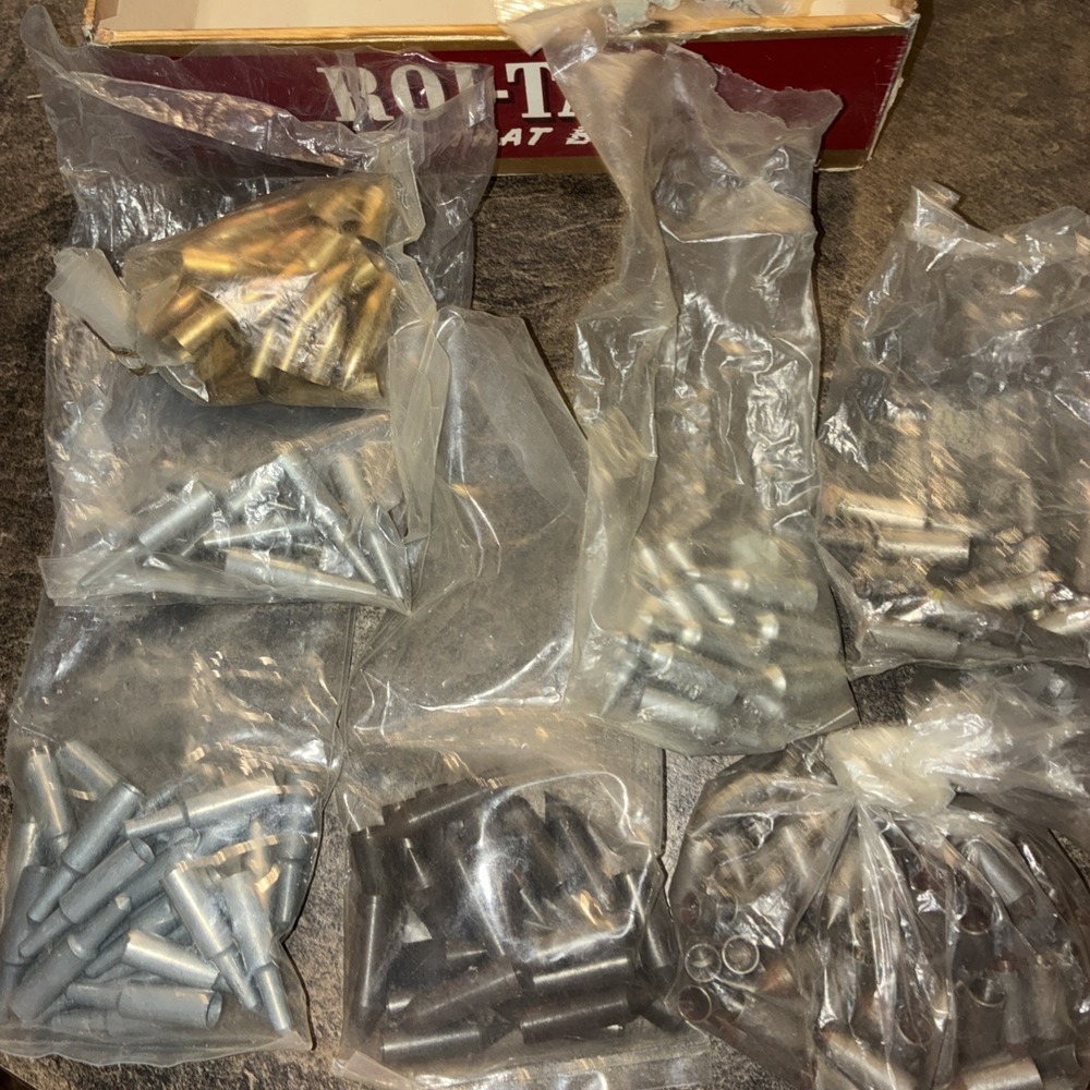 Lot Of Many Vtg Ben Pearson Tapered Bore, Weighted Field Points 11/32" And More